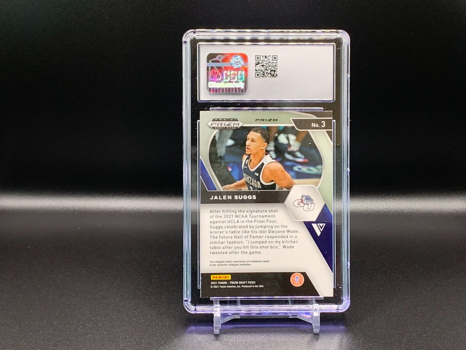 2021 Panini Prizm Draft Picks Jalen Suggs Rookie RC Green Prizm #3 N/M 7