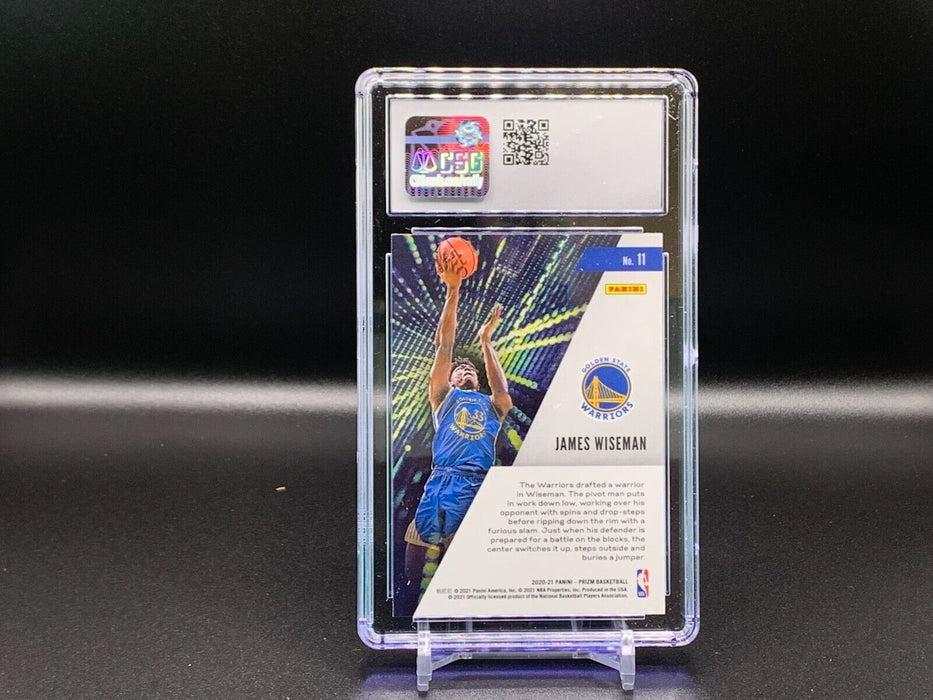 2020-21 Panini Prizm Instant Impact James Wiseman #11 Mint+ 9.5