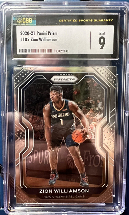 2020-21 Panini Prizm #185 Zion Williamson 2nd YR! INVEST