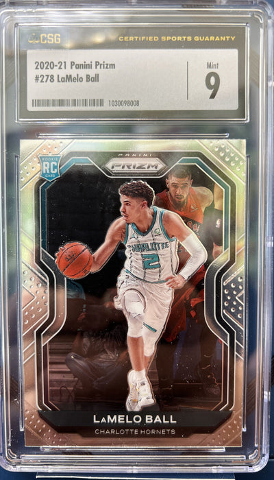 2020-21 Panini Prizm #278 LaMelo Ball (RC) MINT 9 INVEST NOW