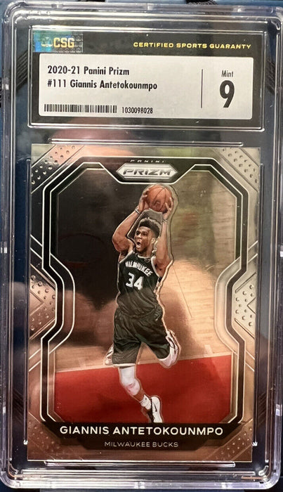 2020-21 Panini Prizm Giannis Antetokounmpo #111 INVEST NOW