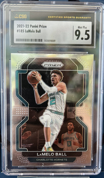 2021-22 Panini Prizm LaMelo Ball #185 MINT+9.5 INVEST NOW