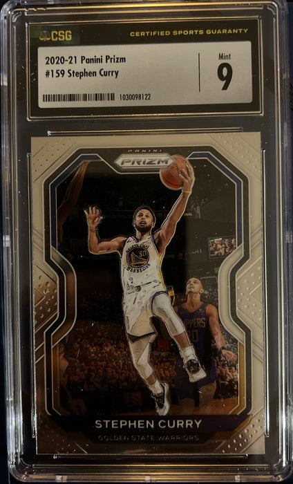 2021-21 Panini Prizm Stephen Curry #159 MINT 9